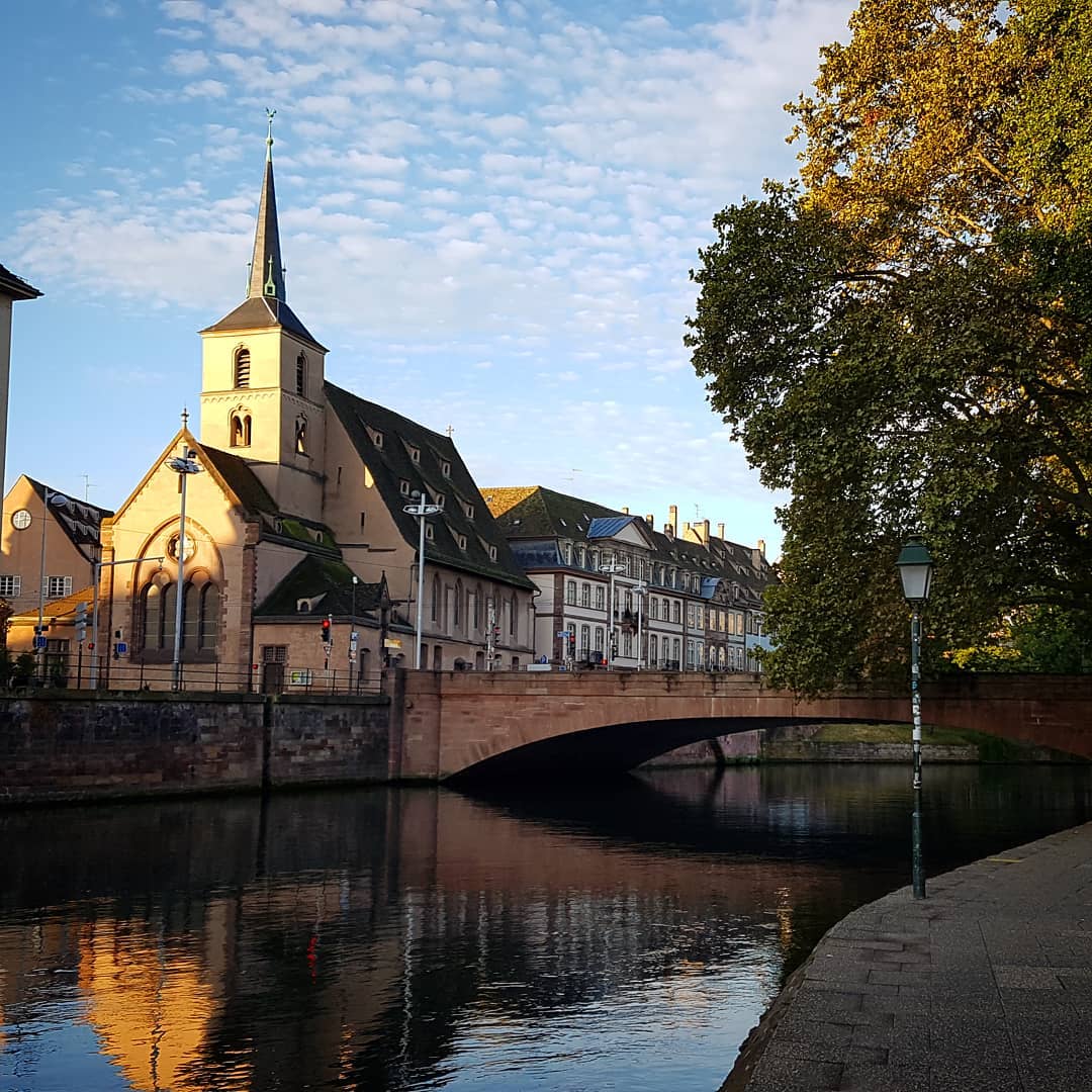 #travel #morning #city #france #strasbourg