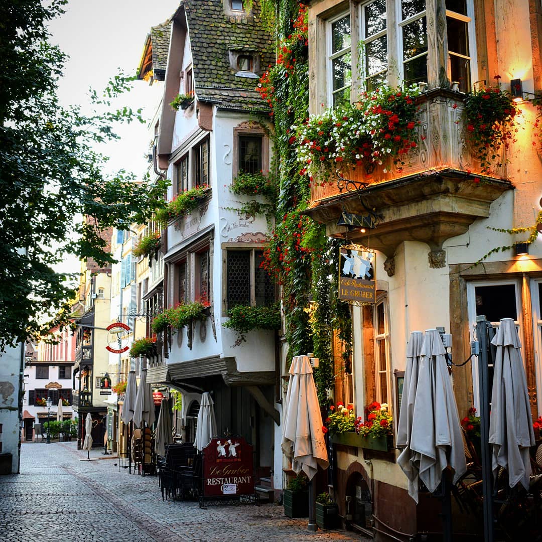 Strasbourg in the morning.