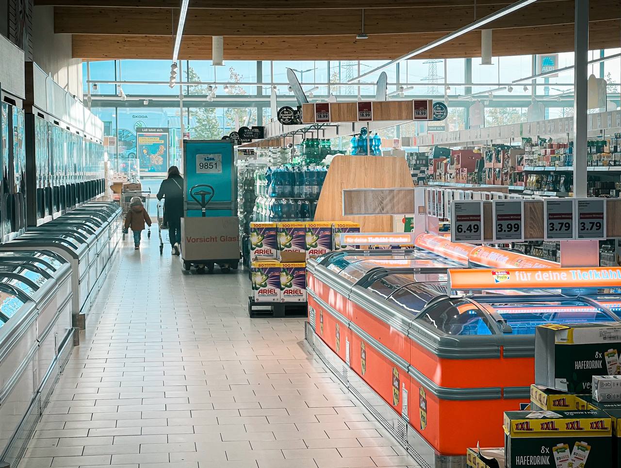 Утро в Lidl